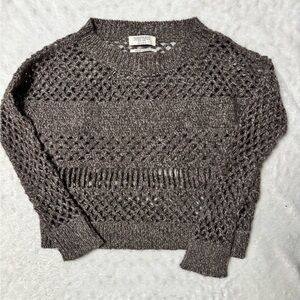 ALL SAINTS Women's Open Knit Wool Alpaca Sweater